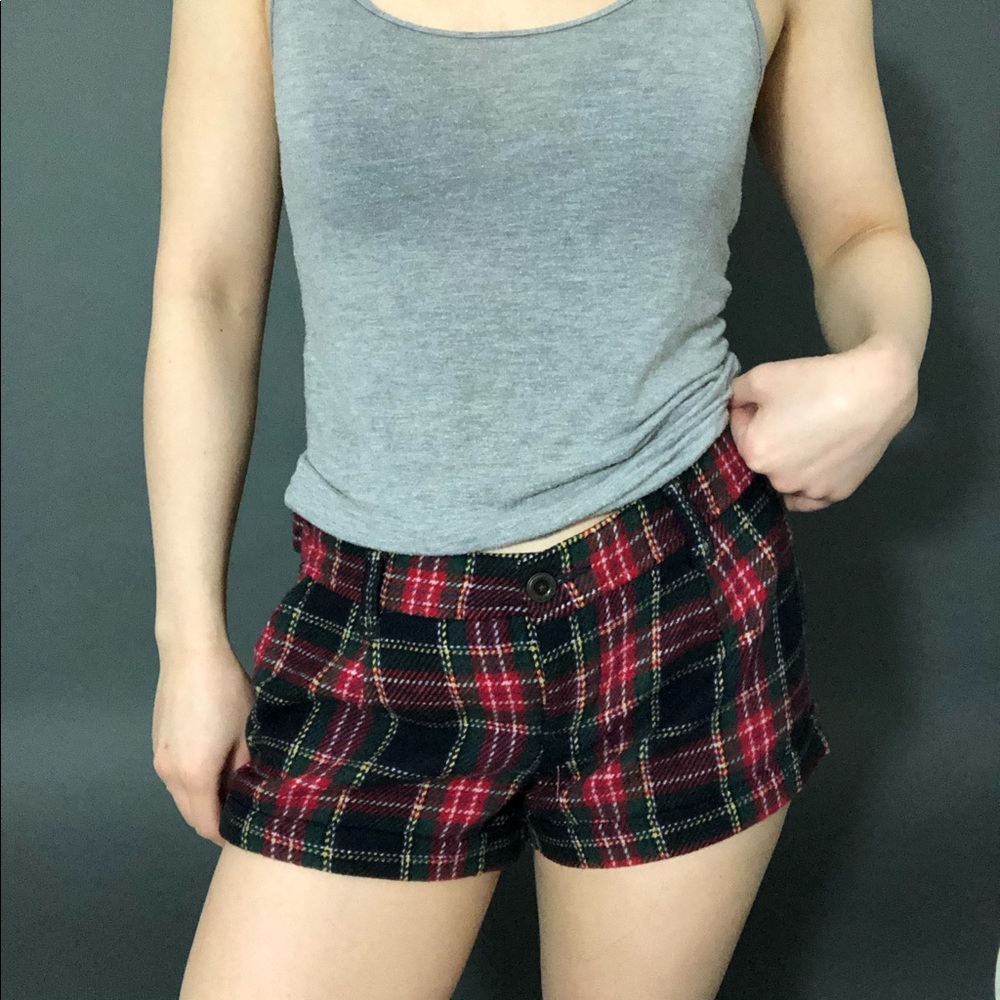Abercrombie and Fitch plaid shorts
